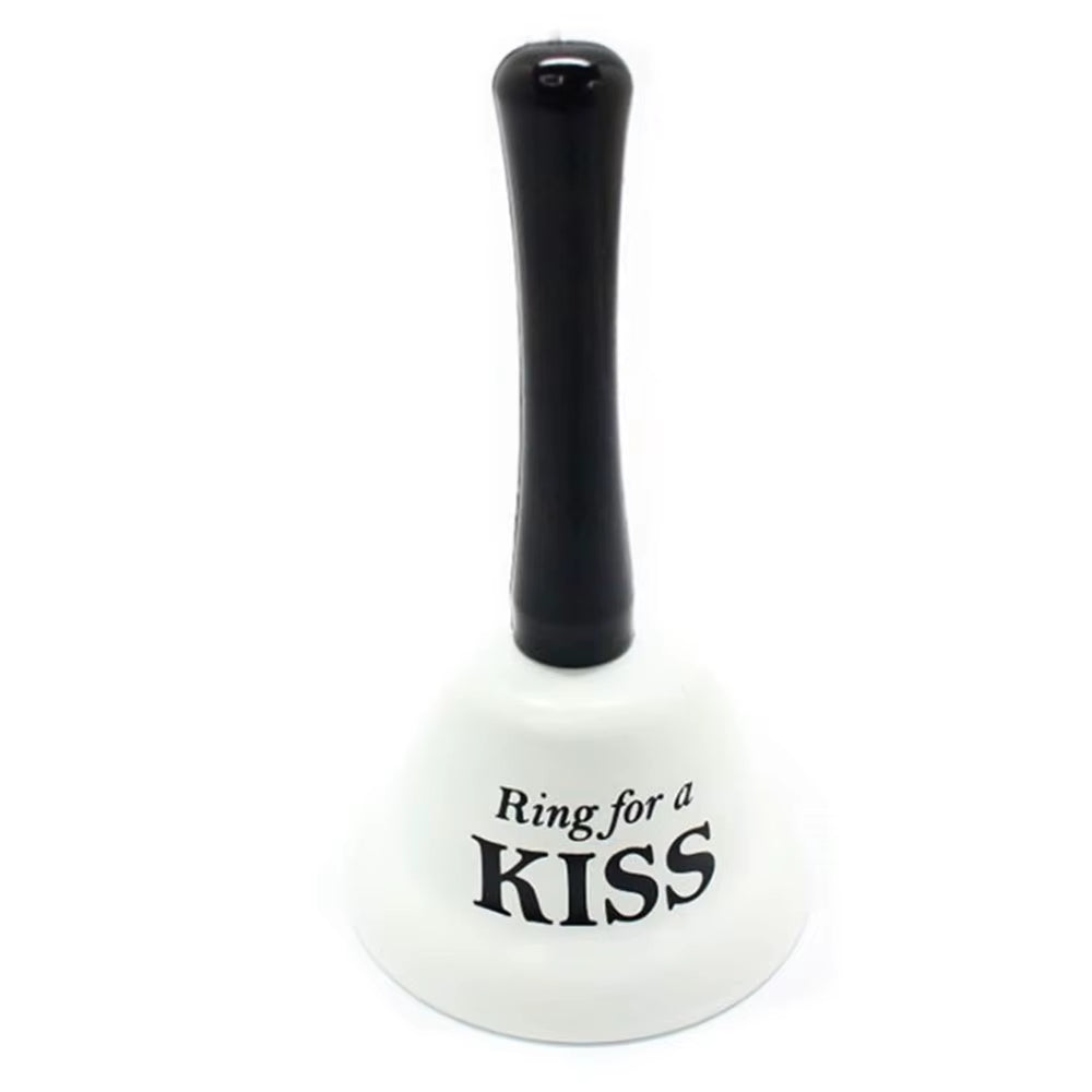 Handheld Red Metal Sex Funny Ring Bell for Valentine Party Service Bar Cafe Bachelor Party Ringing Bell Desktop Decorations