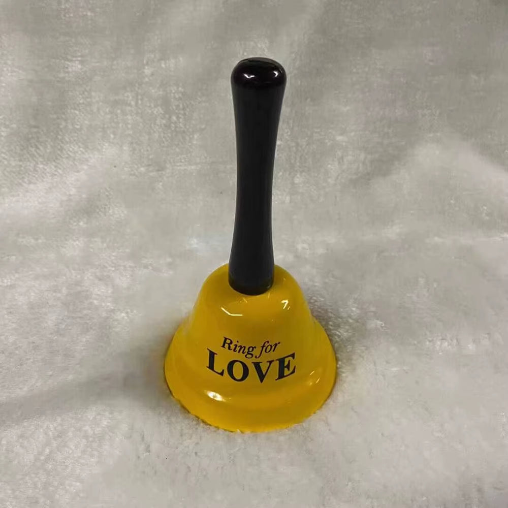 Handheld Red Metal Sex Funny Ring Bell for Valentine Party Service Bar Cafe Bachelor Party Ringing Bell Desktop Decorations