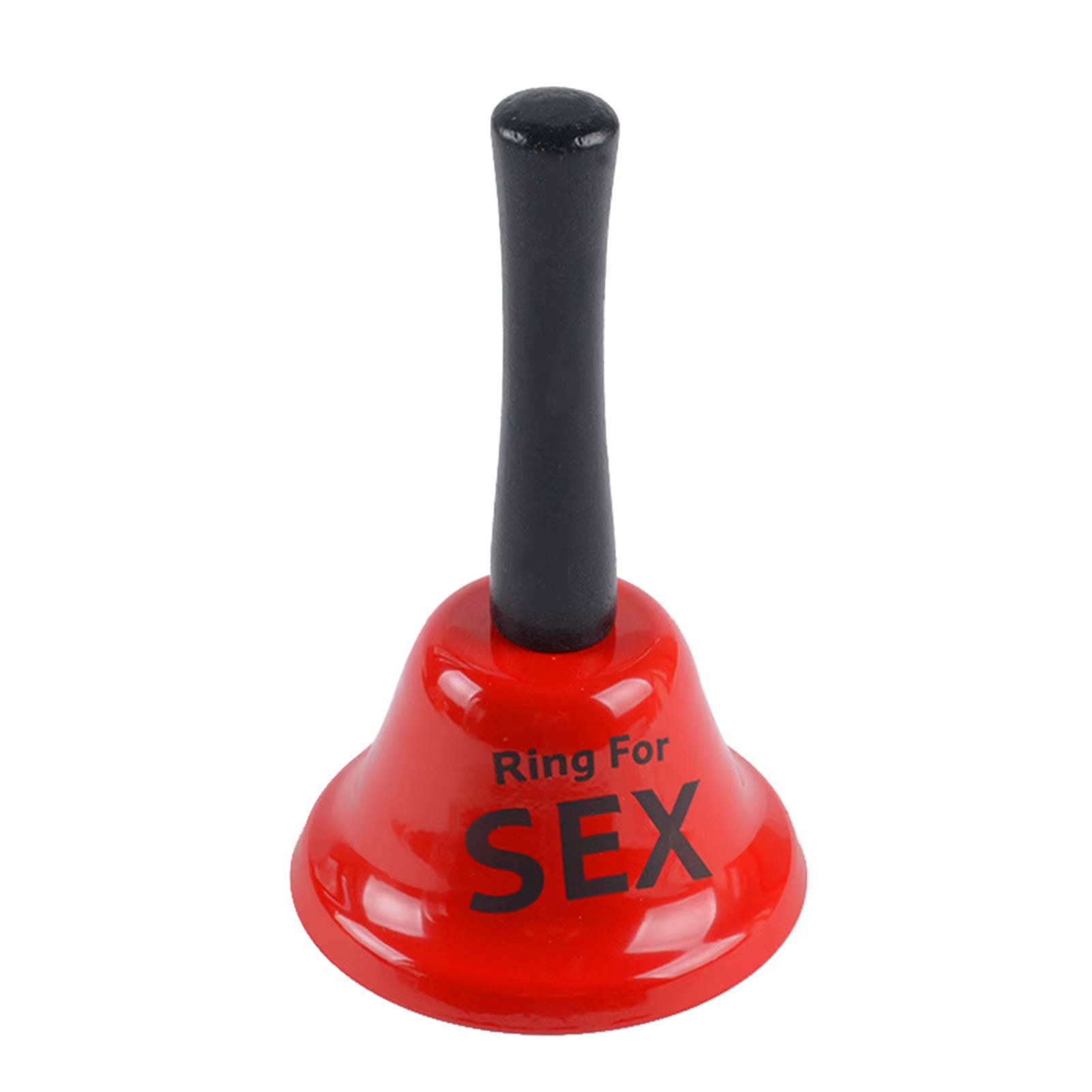 Handheld Red Metal Sex Funny Ring Bell for Valentine Party Service Bar Cafe Bachelor Party Ringing Bell Desktop Efficiently