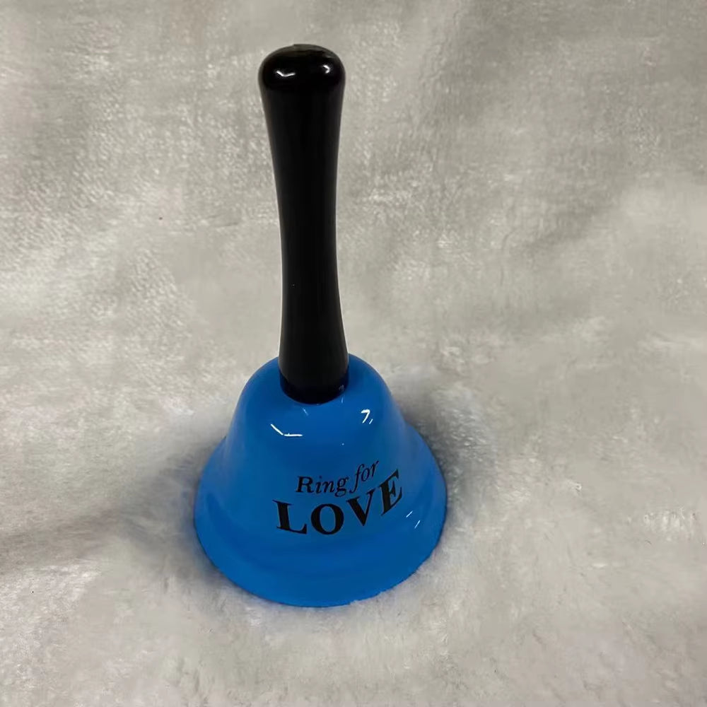 Handheld Red Metal Sex Funny Ring Bell for Valentine Party Service Bar Cafe Bachelor Party Ringing Bell Desktop Decorations