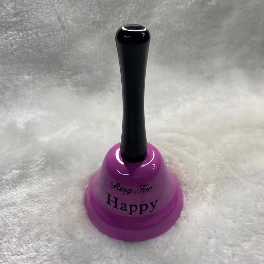 Handheld Red Metal Sex Funny Ring Bell for Valentine Party Service Bar Cafe Bachelor Party Ringing Bell Desktop Decorations