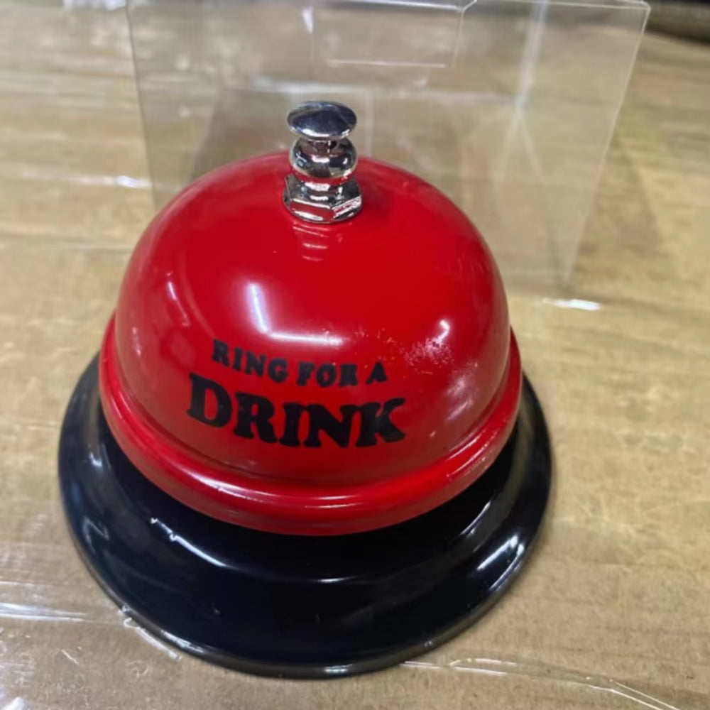 Handheld Red Metal Sex Funny Ring Bell for Valentine Party Service Bar Cafe Bachelor Party Ringing Bell Desktop Decorations